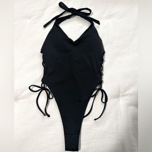 Alphalete Black One Piece Swimsuit or Bodysuit